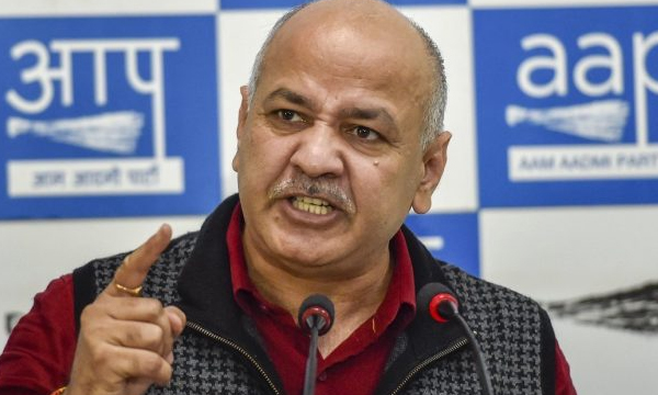 manish sisodia against bjp